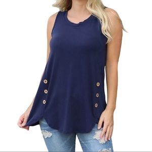 ZENANA PREMIUM 〰️ Sleeveless Loose Fitting Tunic